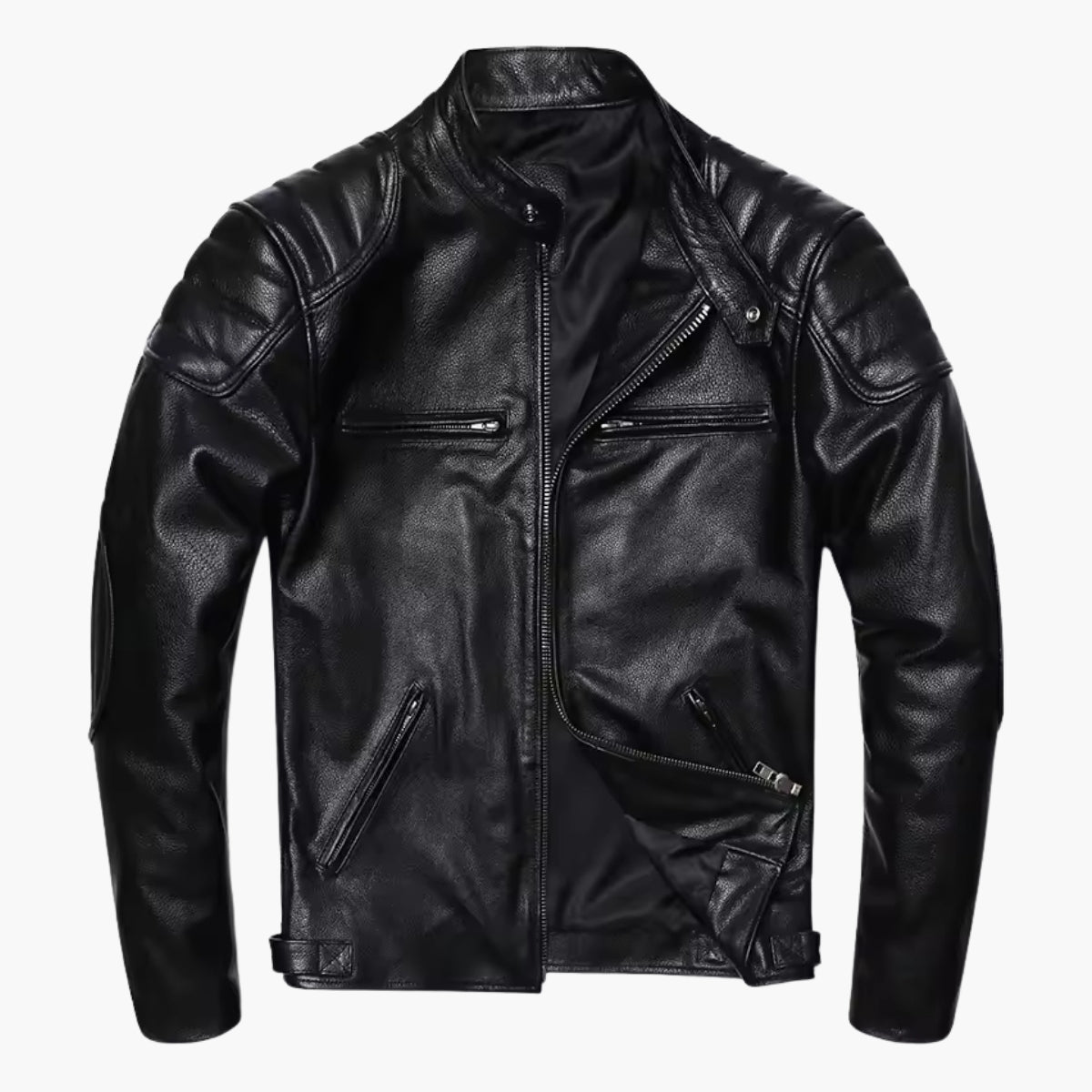 StreetKnight™ – Vintage Genuine Leather Jacket