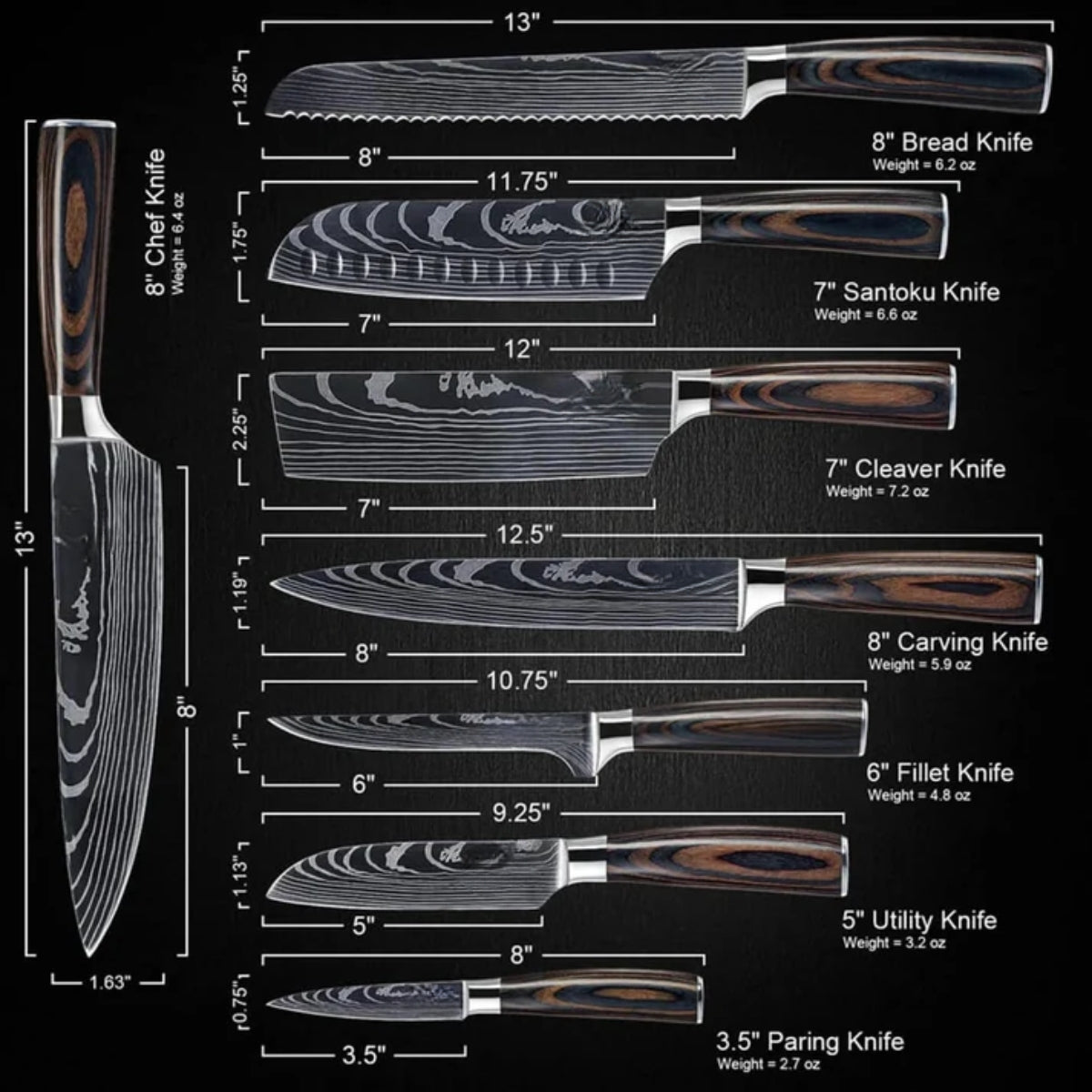 KOMOREBI COLLECTION - Japanese Kitchen Knives